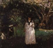 Berthe Morisot fjarilsjkt oil on canvas